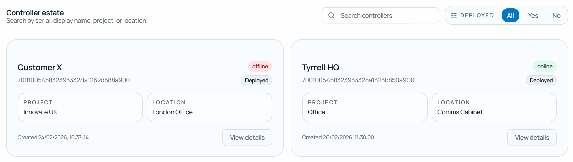 Illustrated fleet and site visibility for BMS companies